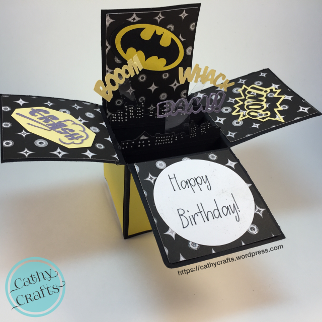 Batman Pop Up Box Card